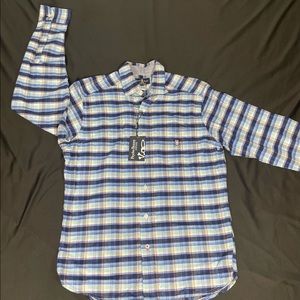 Psycho Bunny,mens flannel long sleeve shirt..size S